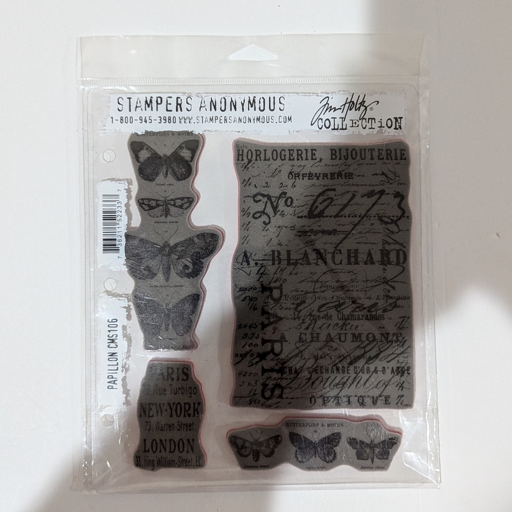 Tim Holtz Stampers Anonymous Stamp CMS 106